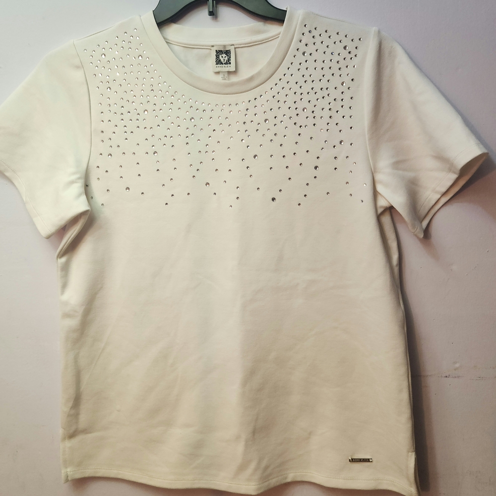 ANNE KLEIN Short Sleeve Top sz: S